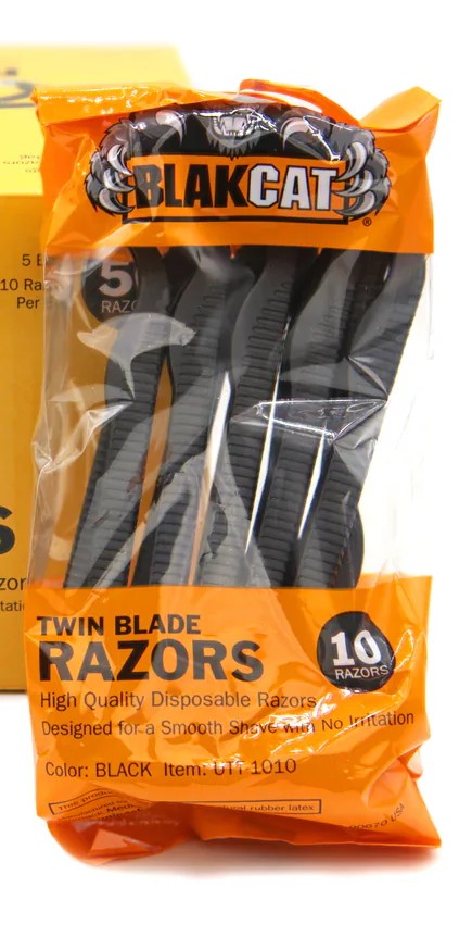Blakcat Premium Twin Blade Disposable Razors