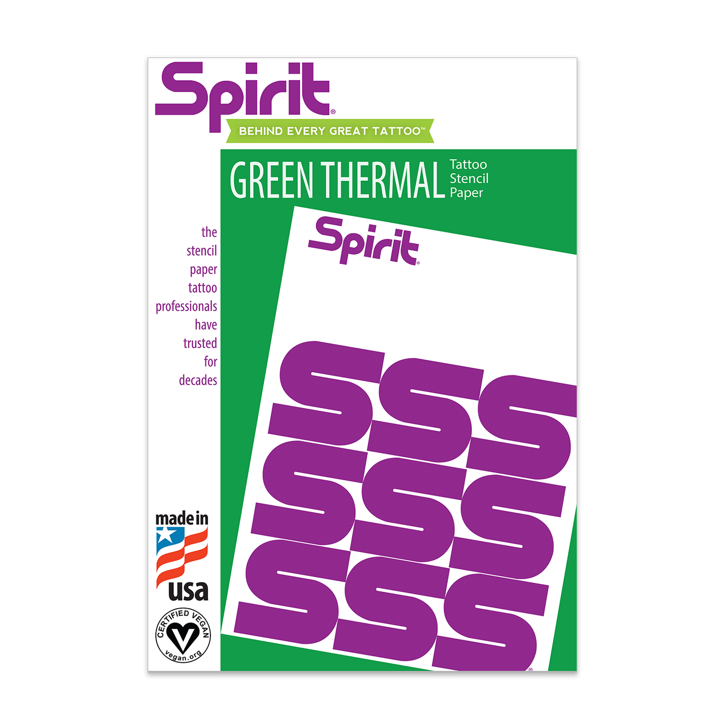 Spirit Green Thermal Transfer Paper 11"