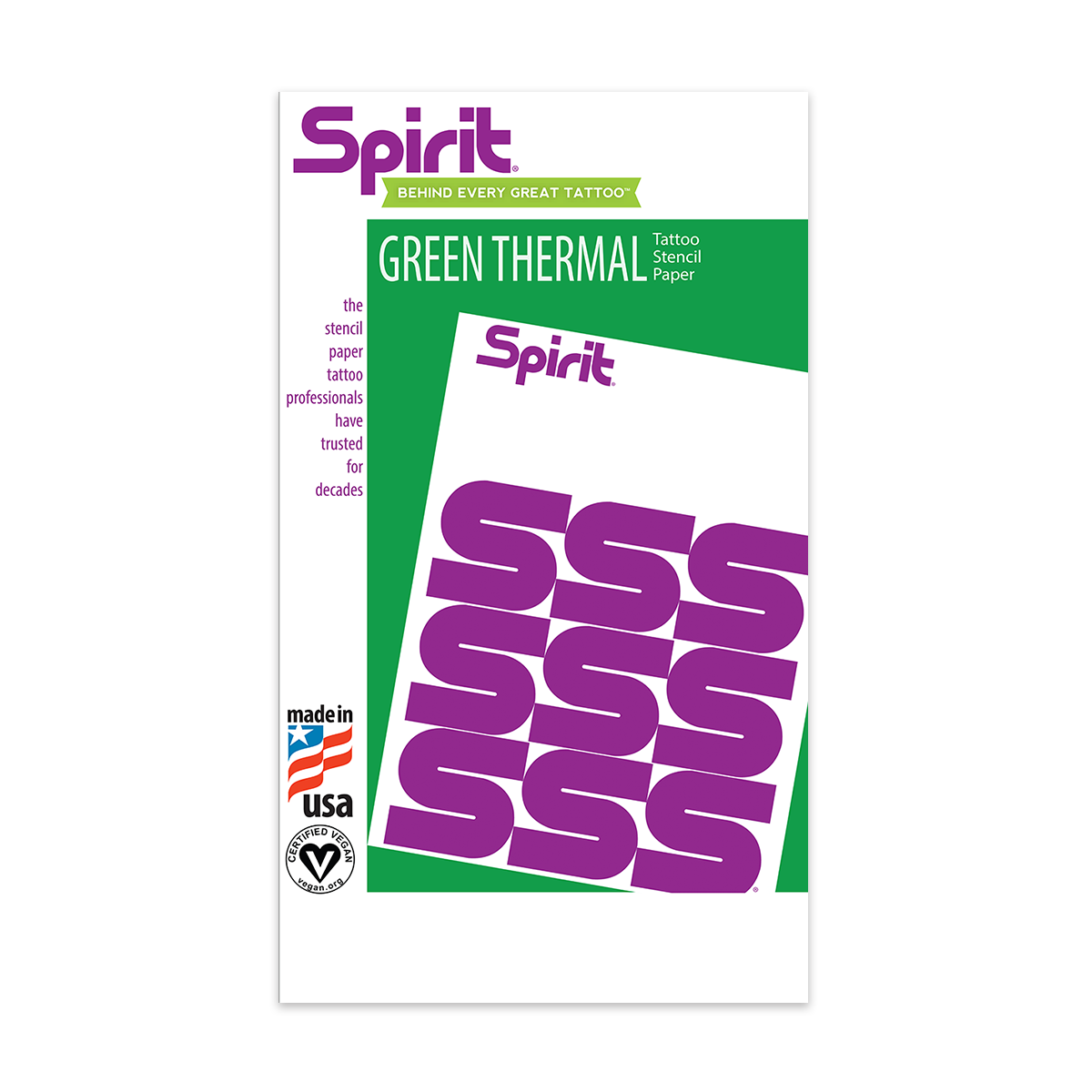 Spirit Green Thermal Transfer Paper 14"