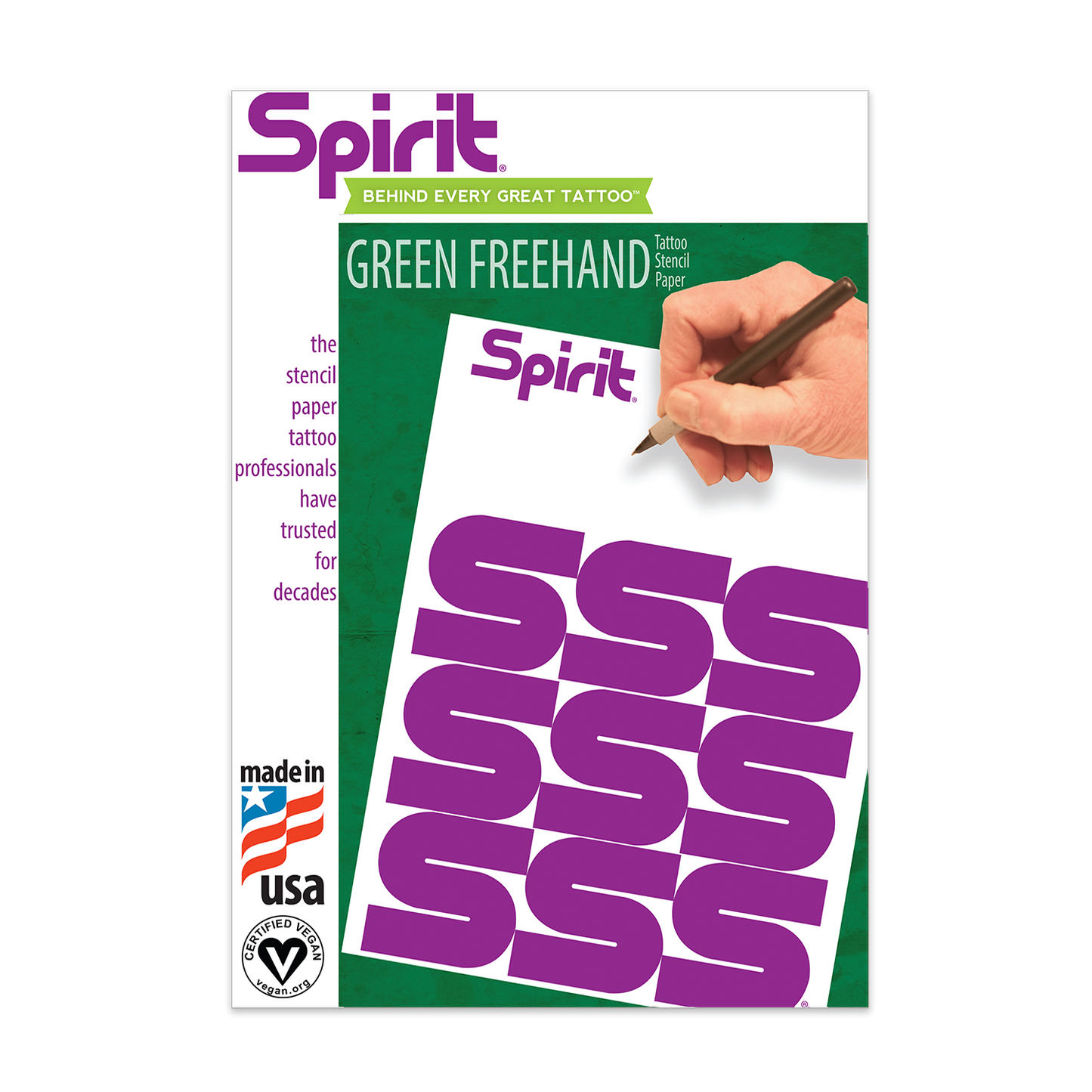 Spirit Green Freehand Transfer Paper