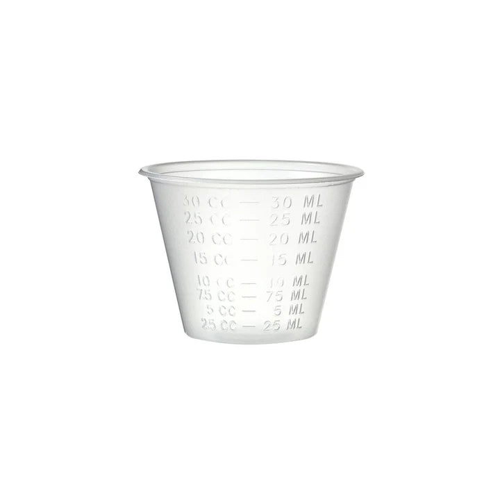 Medicine Cups - 1oz - Graduated - Sleeve of 100 Cups