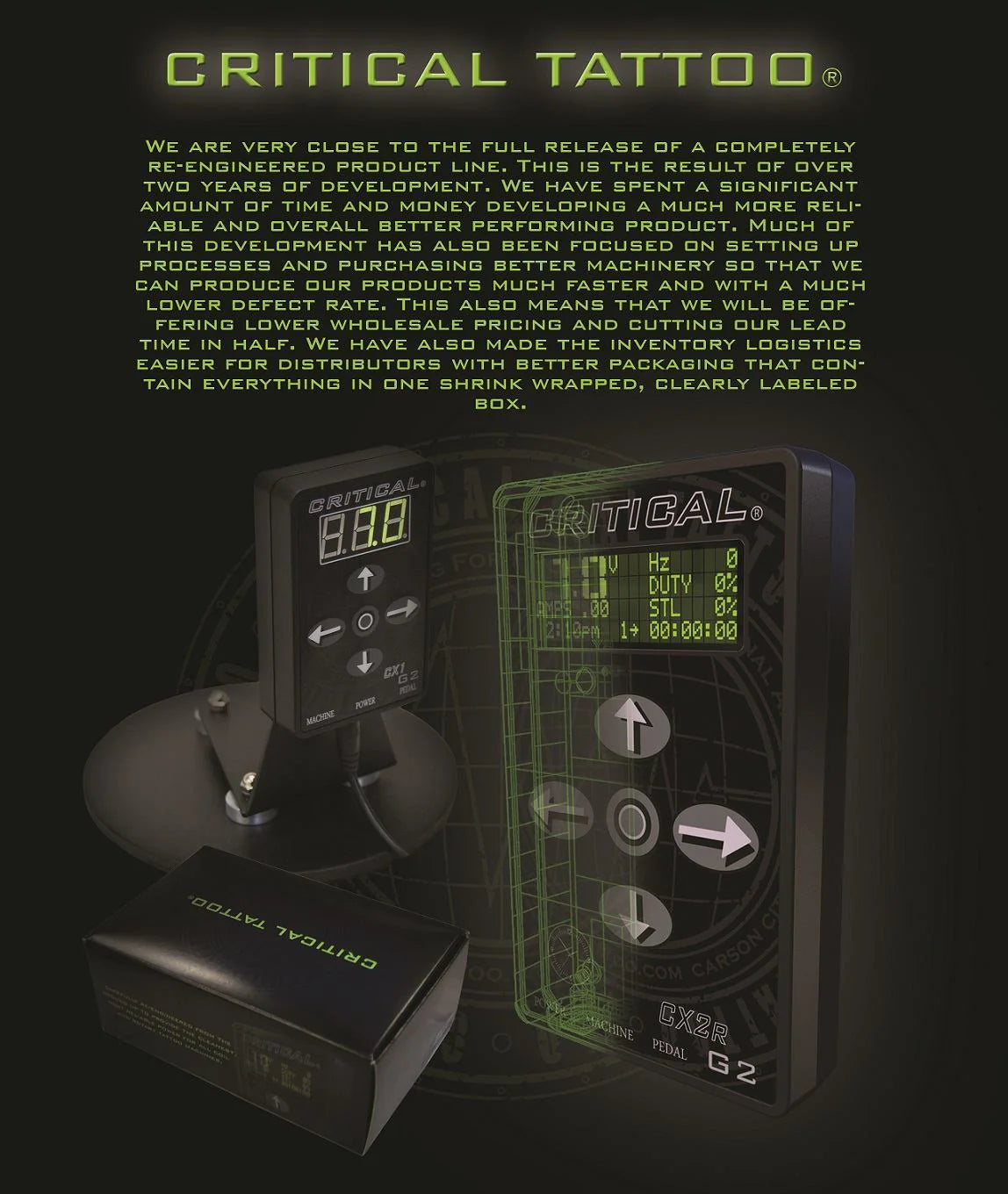 Critical CX1 G2 Micro Power Supply - 0-18V