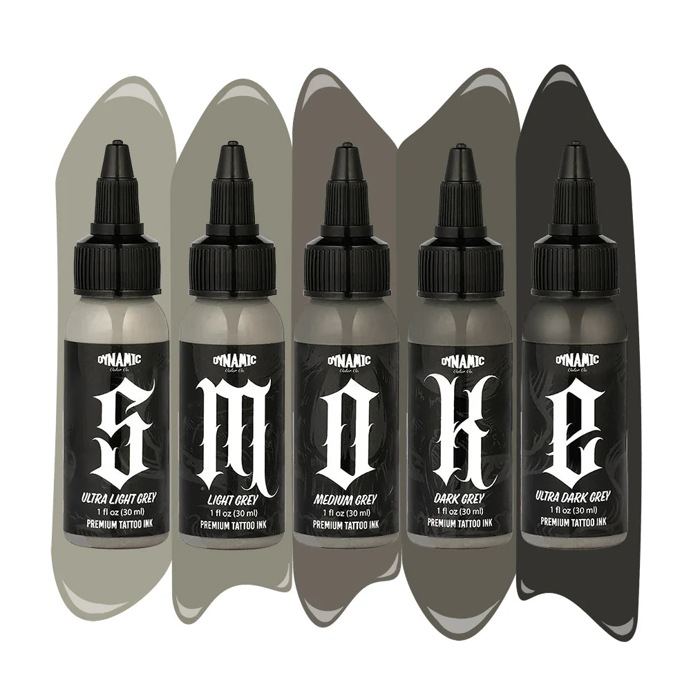 Dynamic Smoke Grey Ink Set - 5 Shades 1oz