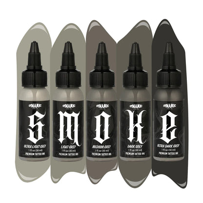 Dynamic Smoke Grey Ink Set - 5 Shades 1oz