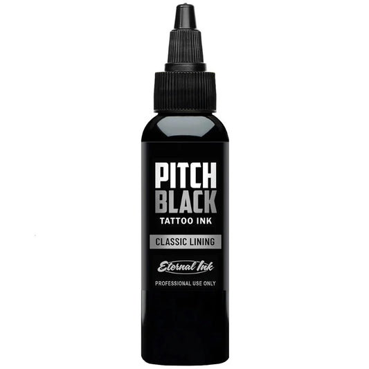 Eternal Pitch Black Lining Tattoo Ink - 1oz/2oz