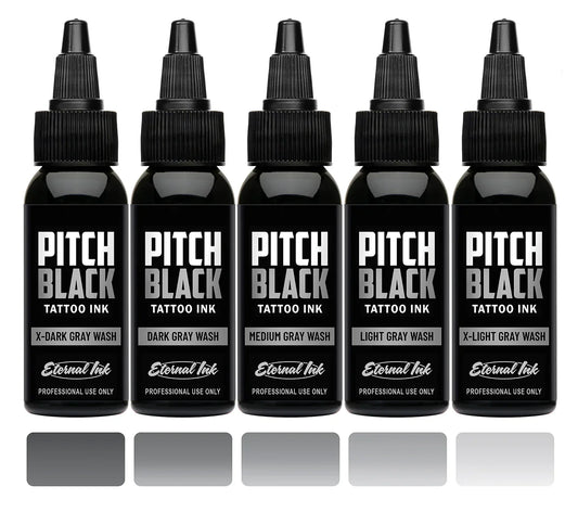Eternal Pitch Black Gray Wash & Concentrate - 6 Shades - 1oz/2oz