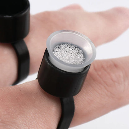 Finger Ring Ink Cup Holders - PMU - Bag of 50