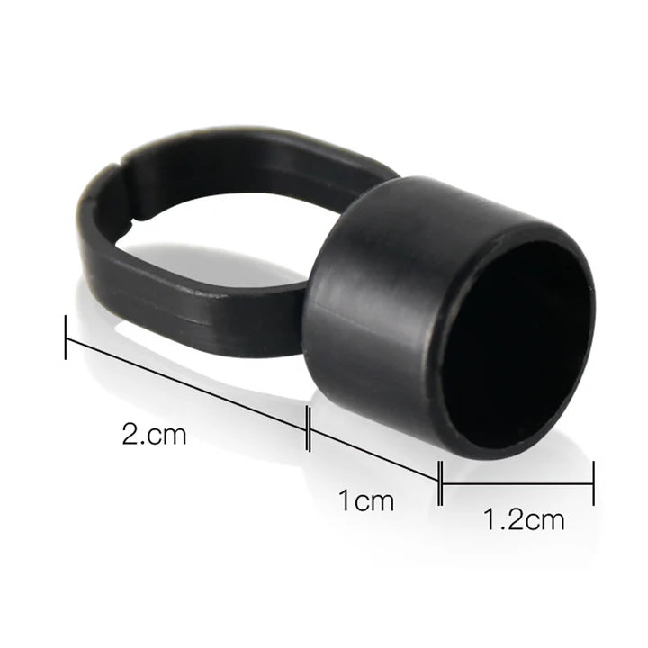Finger Ring Ink Cup Holders - PMU - Bag of 50