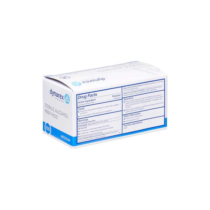 Alcohol Prep Pads - Box of 100