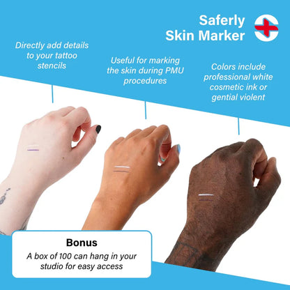 Saferly Fine Tip Surgical Skin Markers