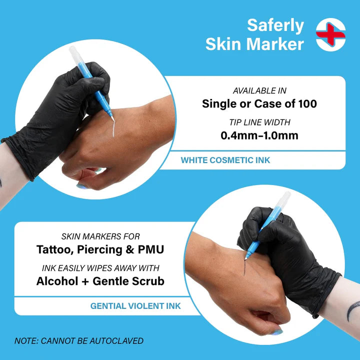 Saferly Fine Tip Surgical Skin Markers