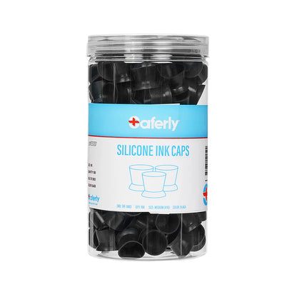 Saferly Silicone Ink Caps - Black or Pink - #11, #16 & #20