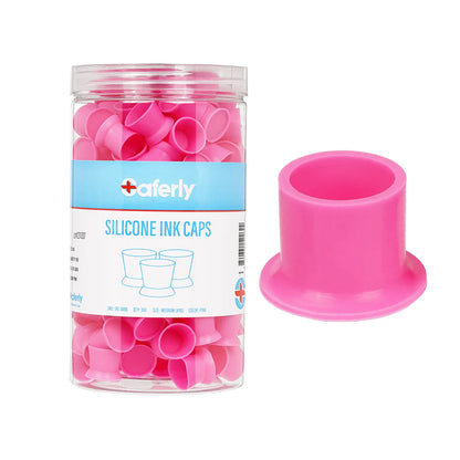 Saferly Silicone Ink Caps - Black or Pink - #11, #16 & #20