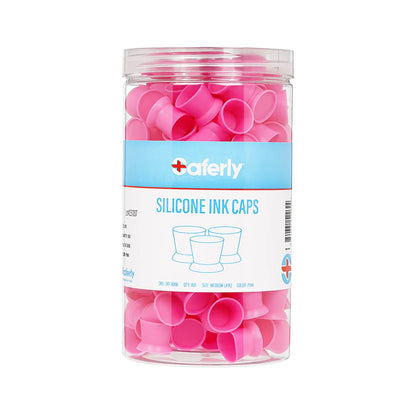 Saferly Silicone Ink Caps - Black or Pink - #11, #16 & #20