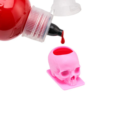 Saferly Skull Silicone Ink Caps - #16 - Bag of 200