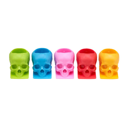 Saferly Skull Silicone Ink Caps - #16 - Bag of 200