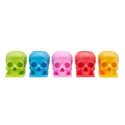 Saferly Skull Silicone Ink Caps - #16 - Bag of 200