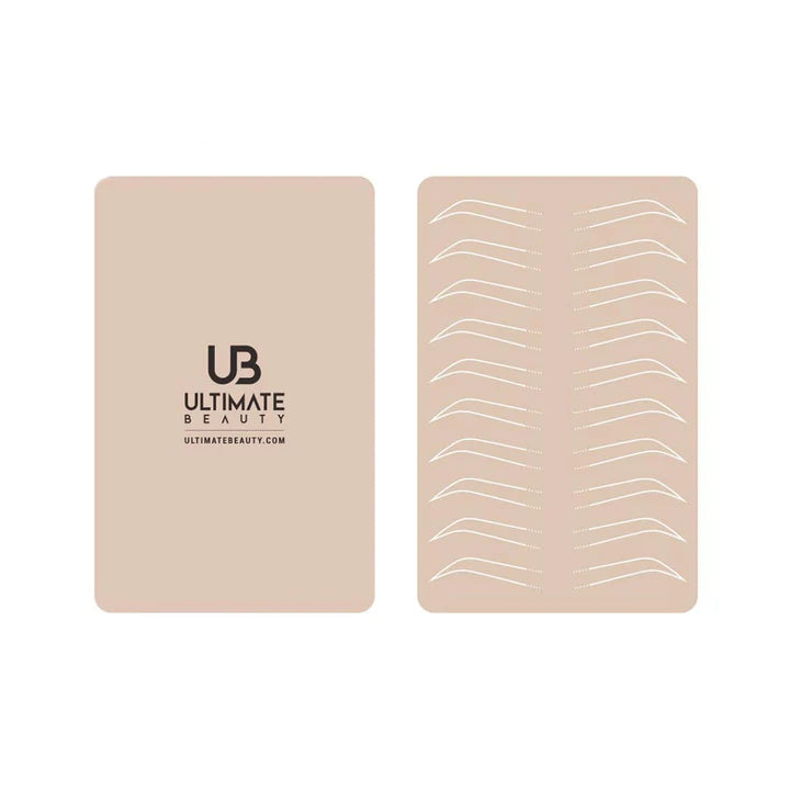 Ultimate Beauty PMU Practice Skin - 10 Brow Pairs
