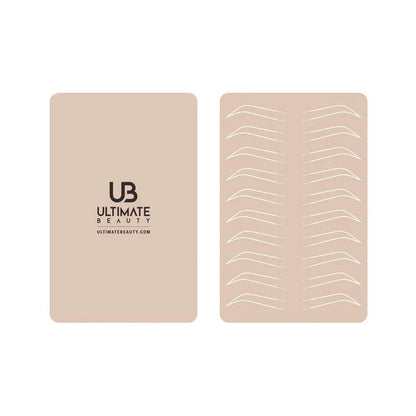 Ultimate Beauty PMU Practice Skin - 10 Brow Pairs