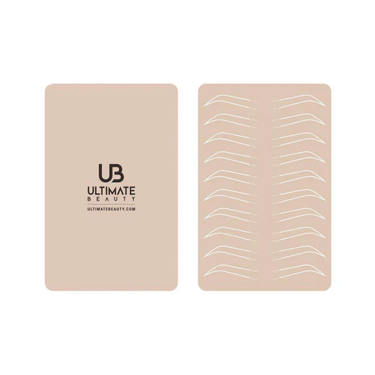 Ultimate Beauty PMU Practice Skin - 10 Brow Pairs