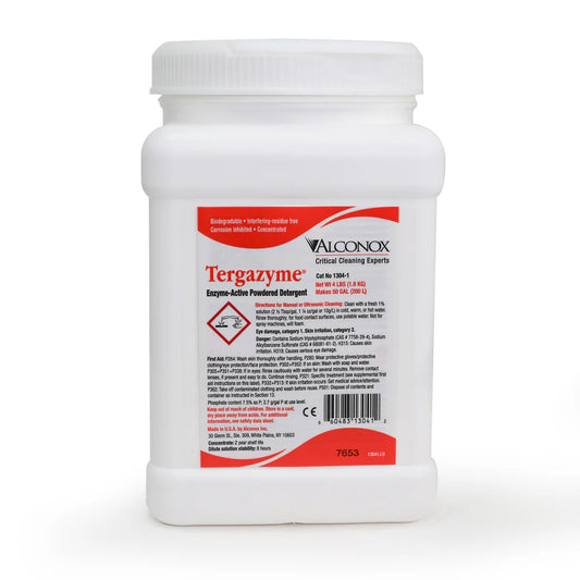 Tergazyme Ultrasonic Cleaner - Enzyme Active - 4lb Tub of Powder
