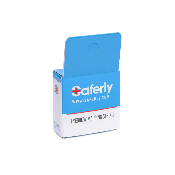 Saferly Pre-Inked Brow Mapping String - White - 32ft