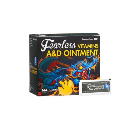 Fearless Vitamins A&D Ointment — Box of 144 Foil Packs