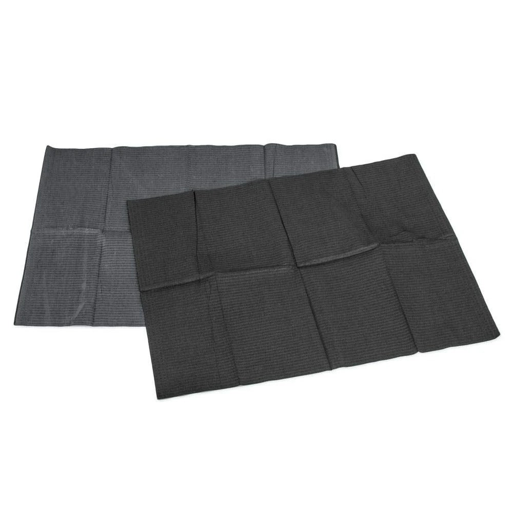 Saferly Medical Black Dental Bibs — 13” x 18” Case of 500