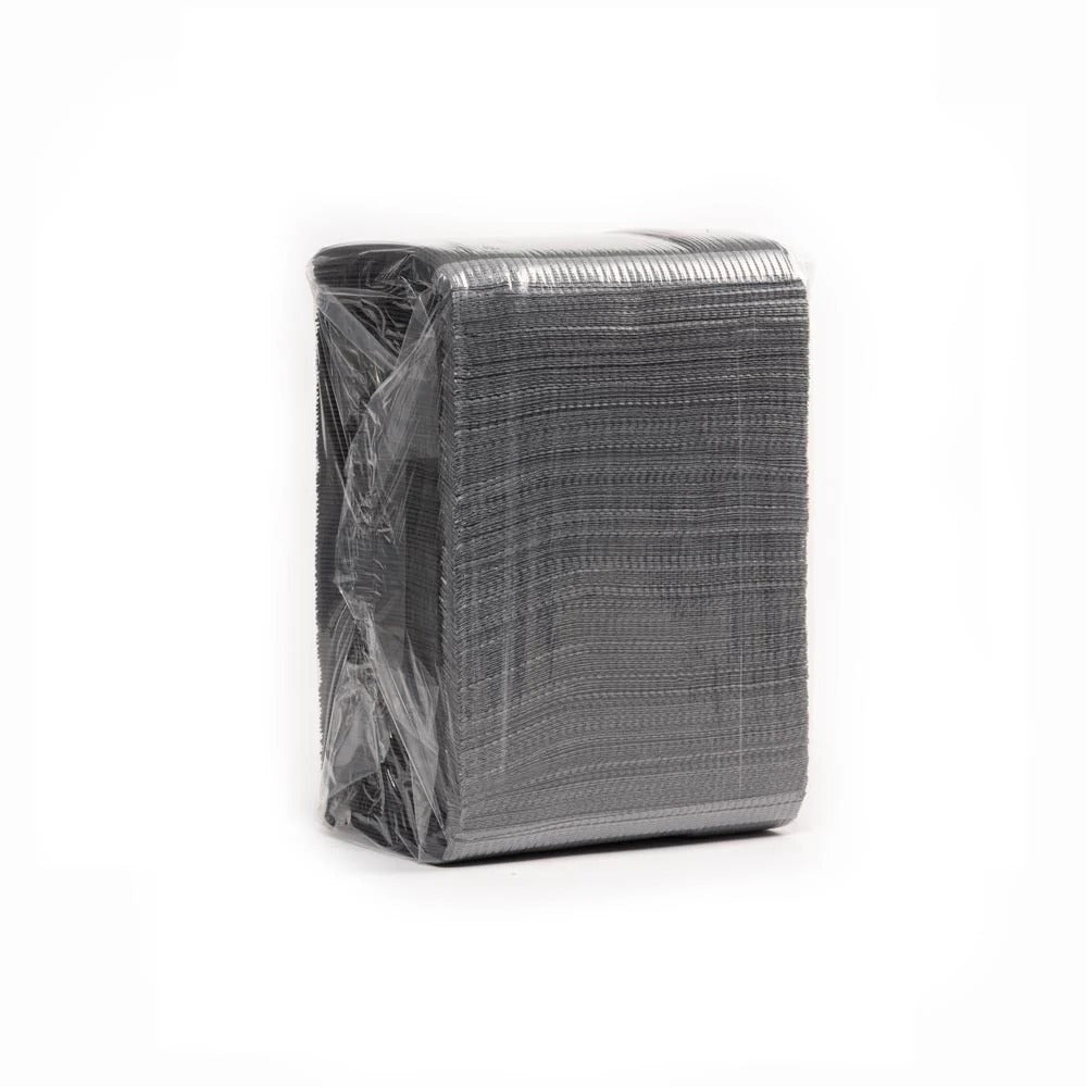 Saferly Medical Black Dental Bibs — 13” x 18” Case of 500