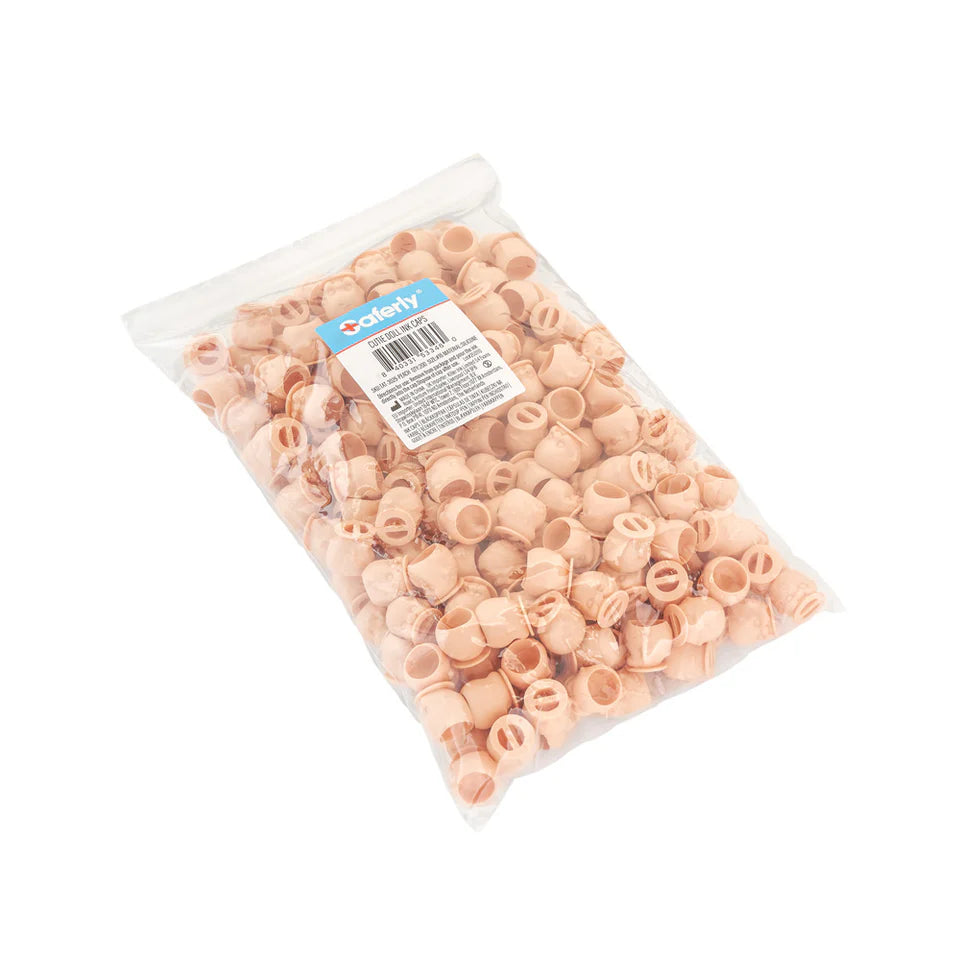Saferly Cutie Doll Head Silicone Ink Caps - #16 - Bag of 200